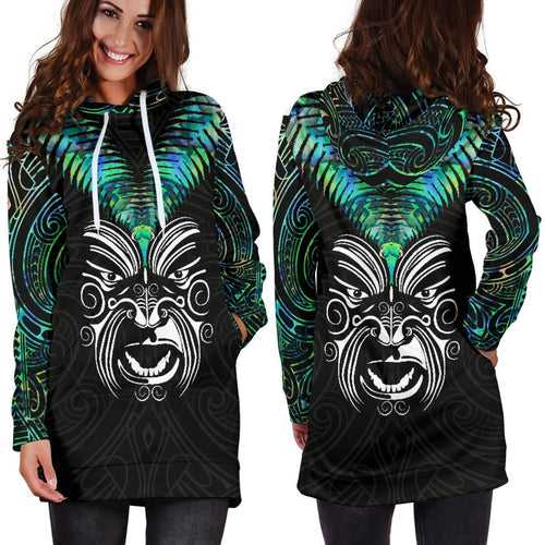 new-zealand-maori-moko-womens-hoodie-dress-paua-shell