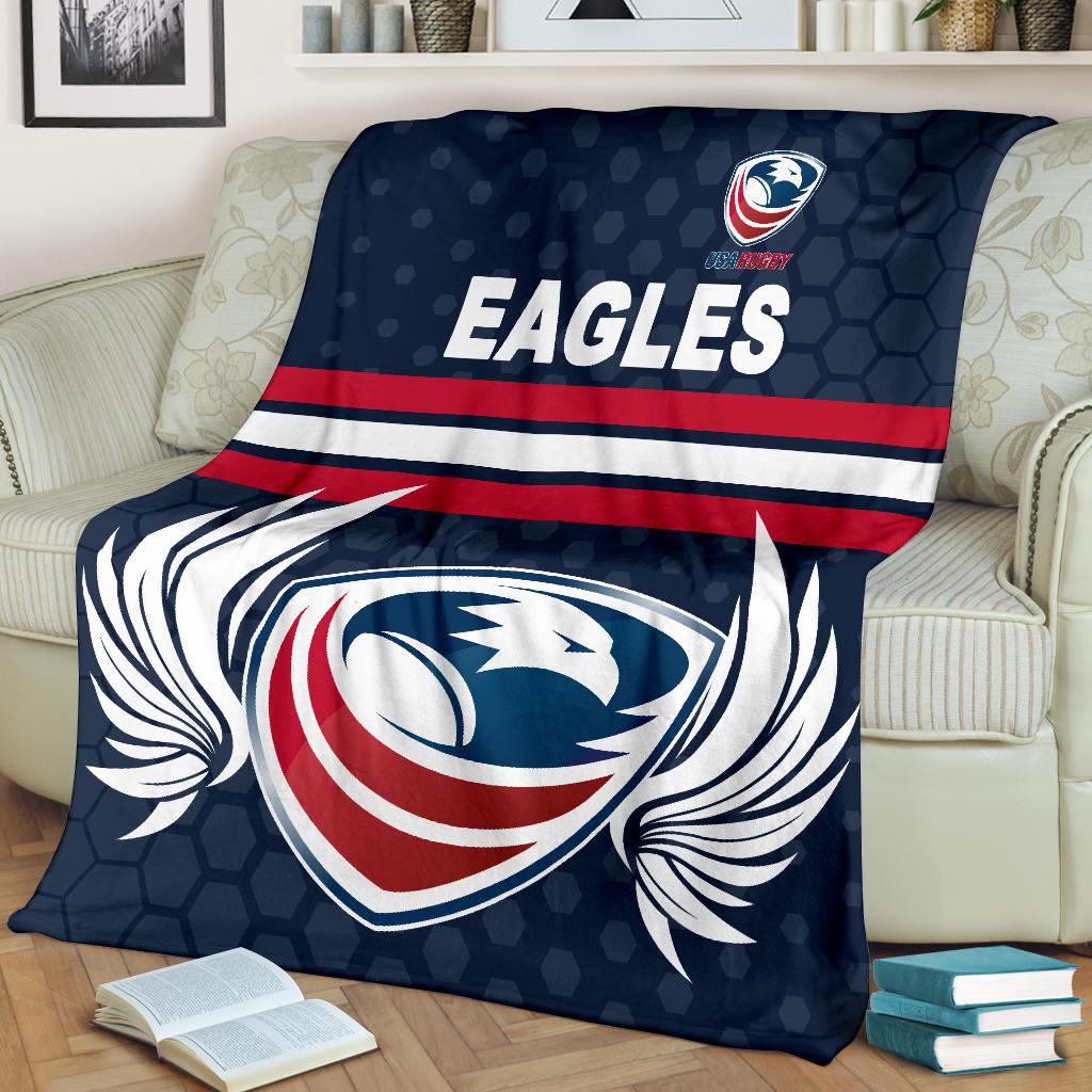usa-rugby-premium-blanket-eagles-simple-style-full-navy