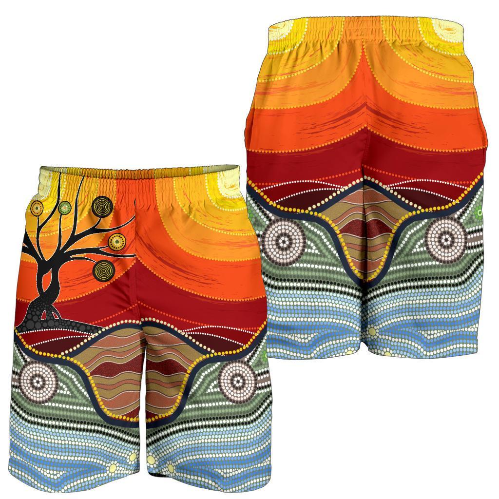 mens-short-australian-aboriginal-tree