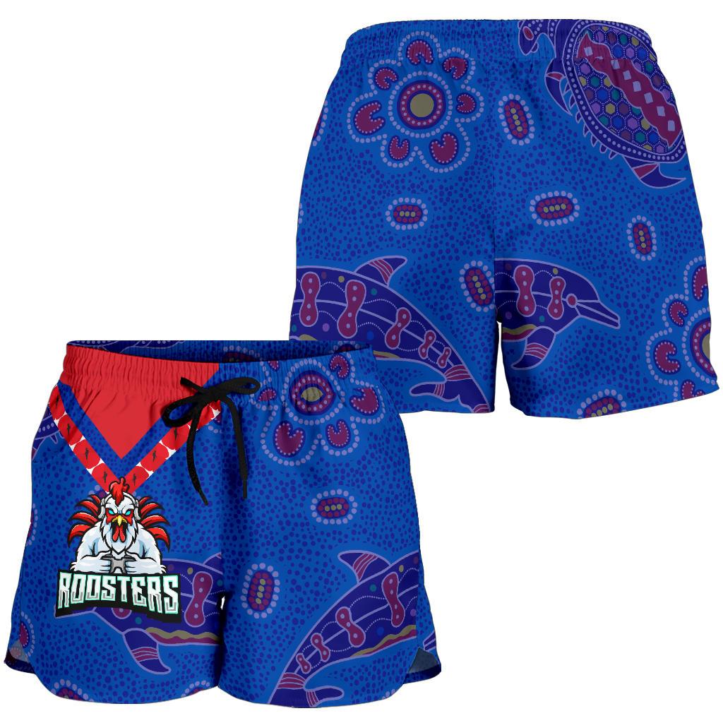 Sydney Roosters Indigenous Anzac Women Shorts Prairie Style - Vibe Hoodie