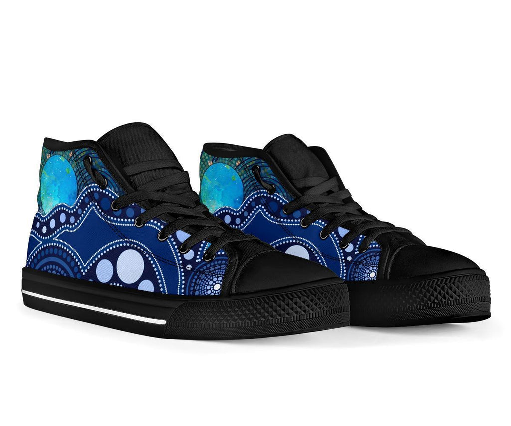 aboriginal-high-top-shoe-australia-indigenous-flag-circle-dot-painting-art-blue