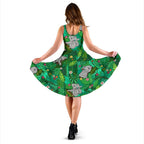 Koala Midi Dress - Koala Patterns - Vibe Hoodie