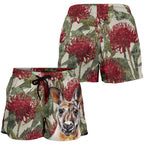 Short - Kangaroo Short Waratah Painting - Women - Vibe Hoodie