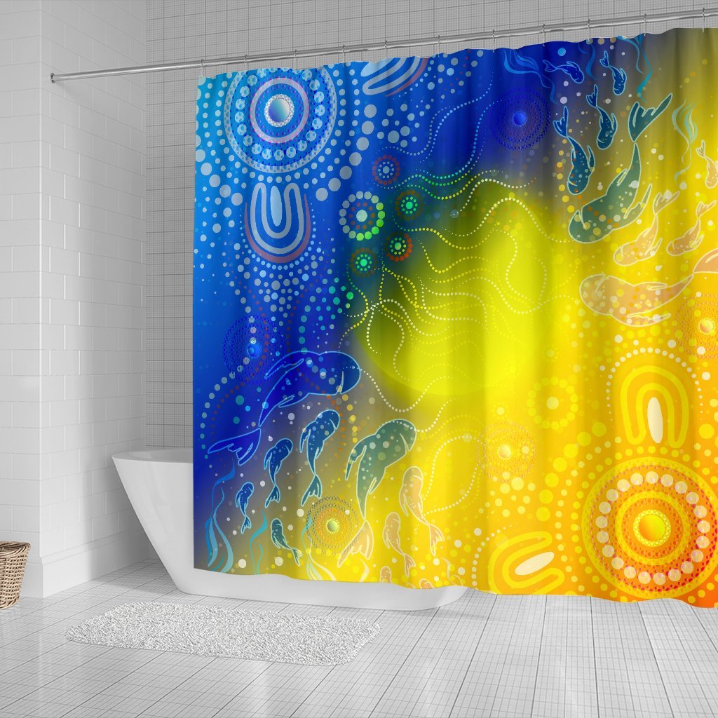 aboriginal-shower-curtain-indigenous-fishing