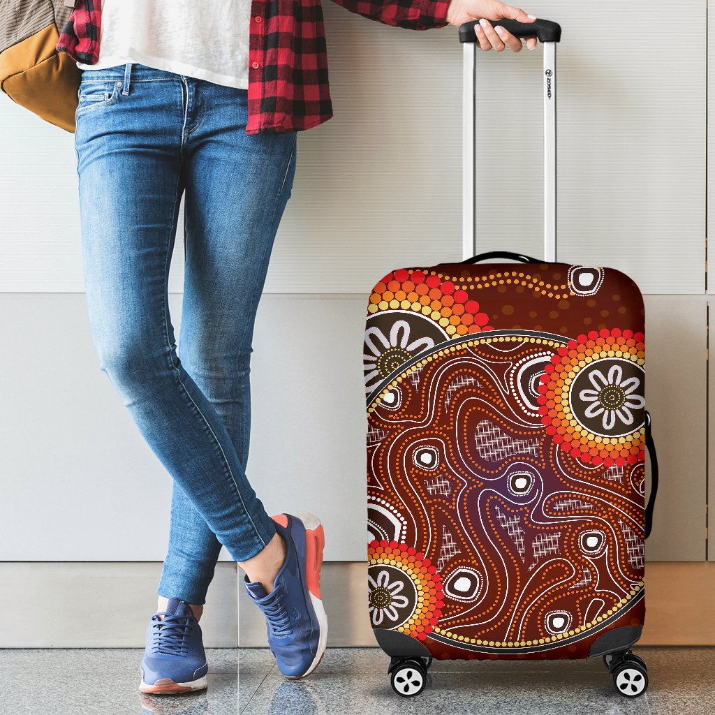 luggage-cover-aboriginal-dot-painting-suitcase-earth