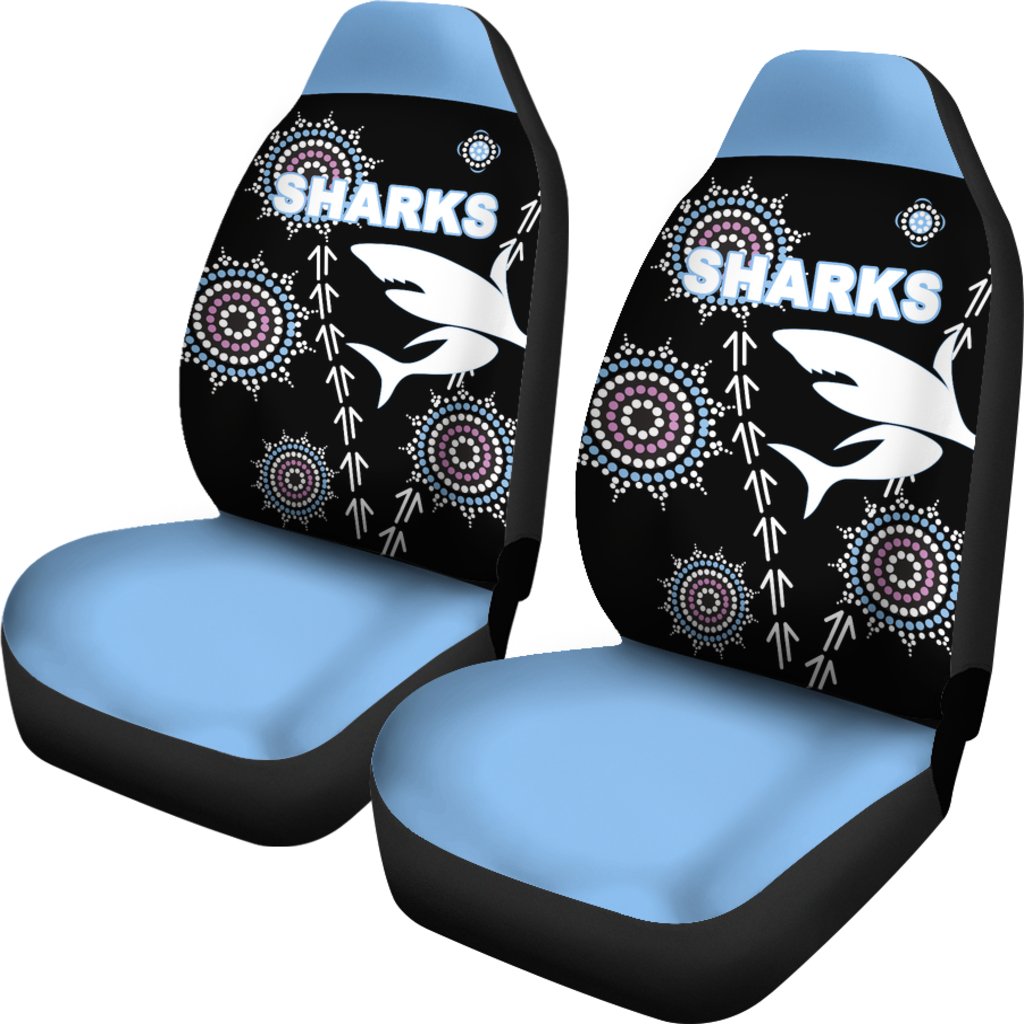 cronulla-car-seat-covers-sharks-simple-indigenous-black