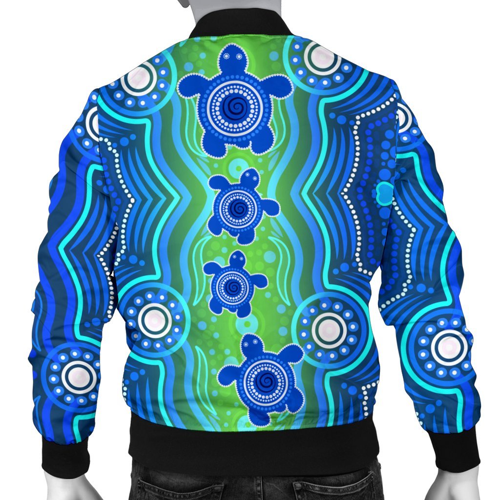 1staustrali-aboriginal-mens-bomber-jacket-aboriginal-turtle-family