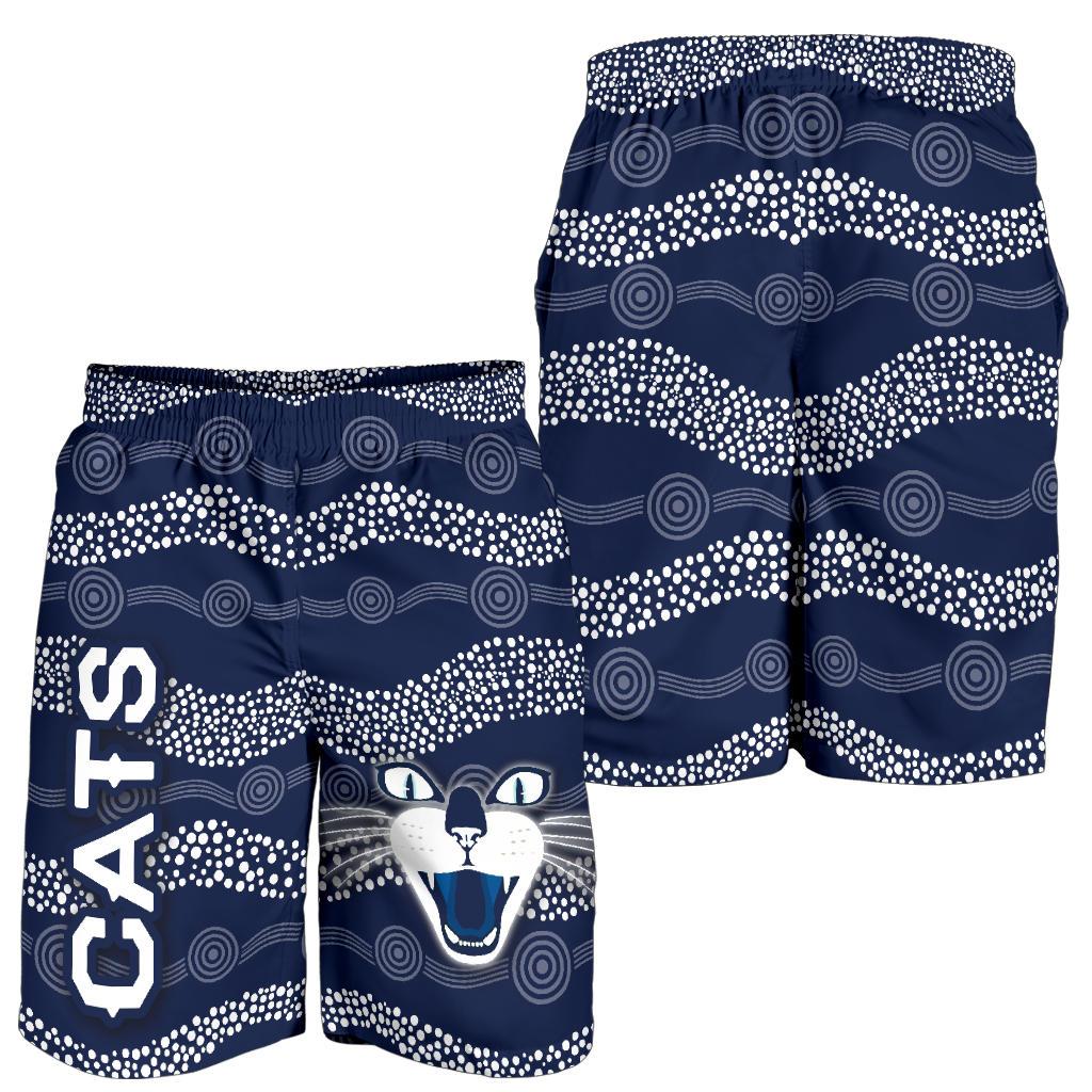geelong-men-shorts-cats-indigenous-navy