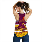 Brisbane Broncos Women's Racerback Tank Anzac Day Simple Style - Maroon - Vibe Hoodie