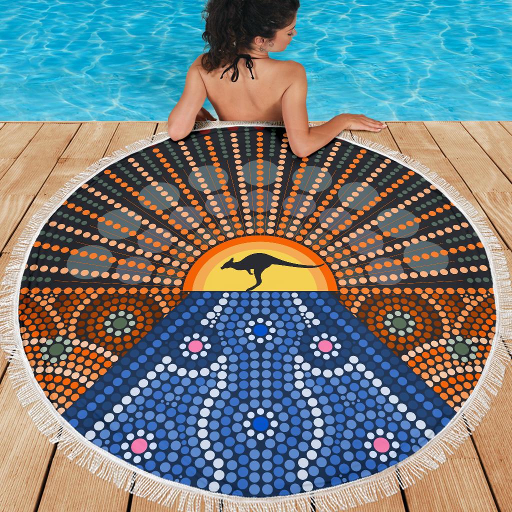 beach-blanket-kangaroo-blanket-aboriginal-dot-painting-59-x-59-inches