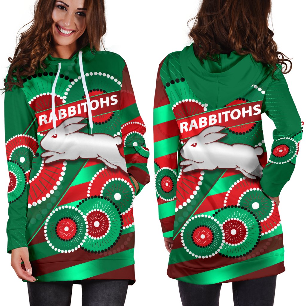 rabbitohs-women-hoodie-dress-indigenous-bravery