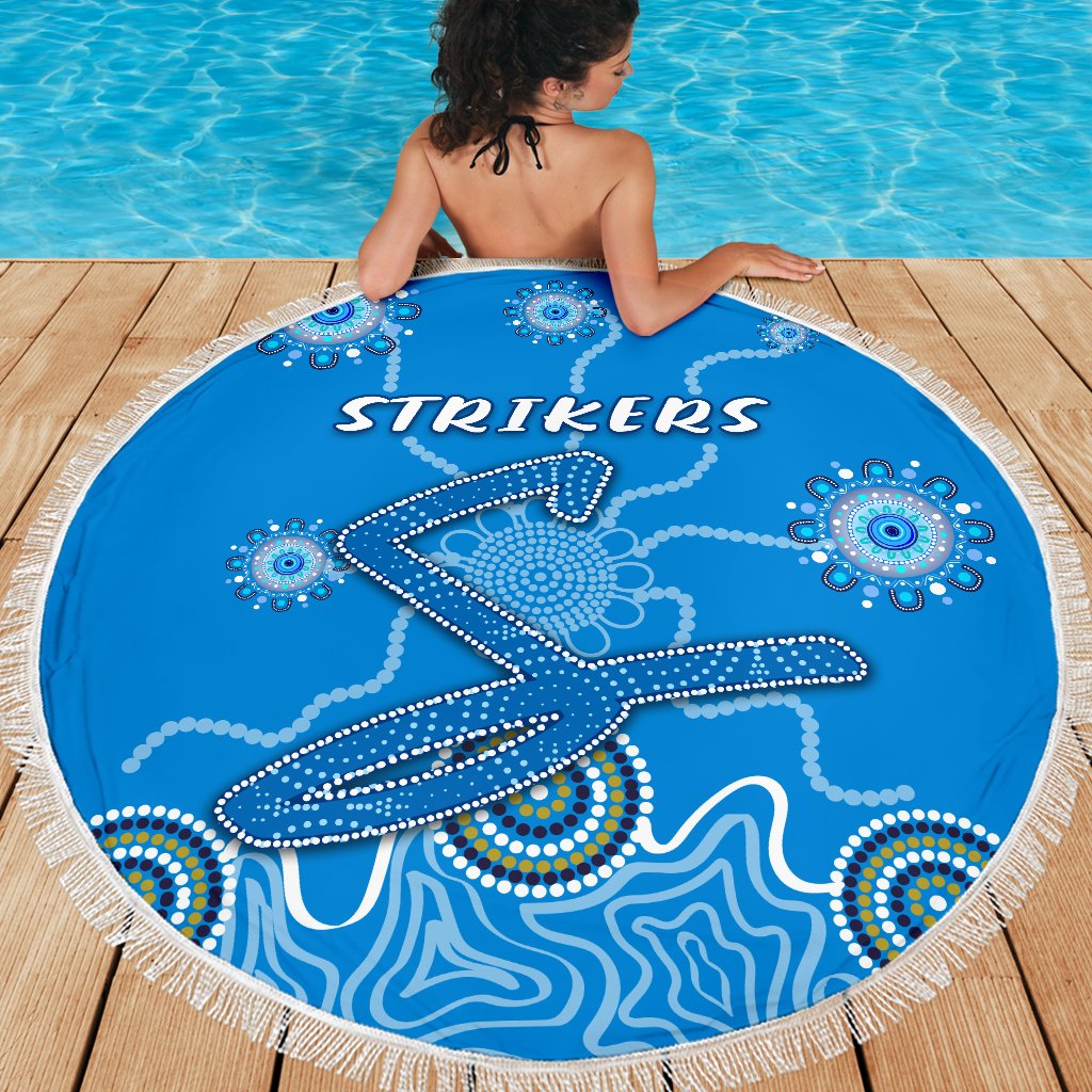 strikers-beach-blanket-indigenous-blue-energy