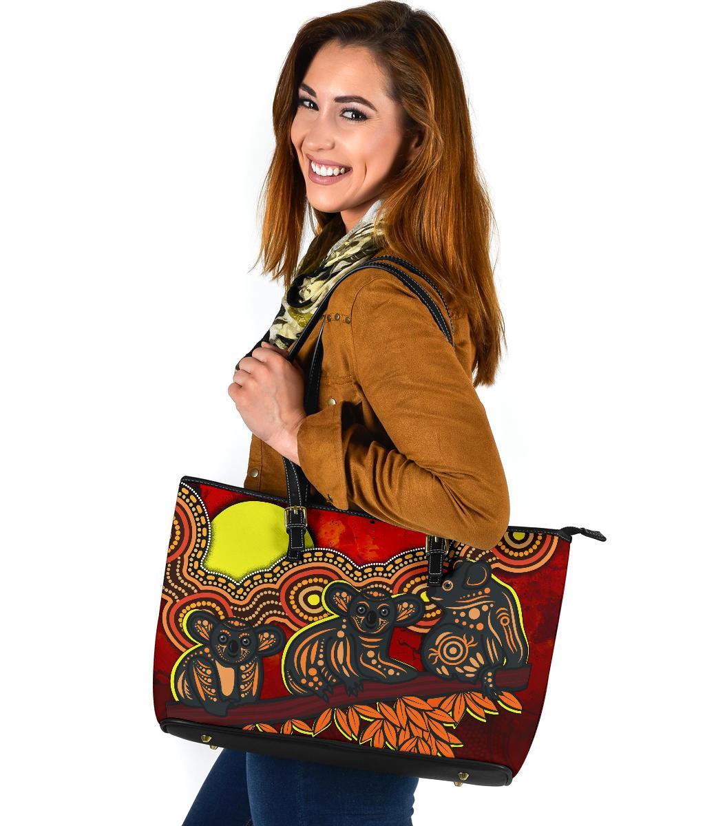 aboriginal-leather-tote-australian-indigenous-koala