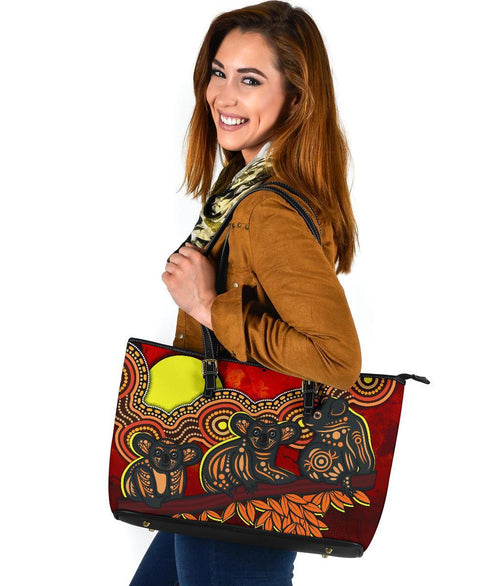 aboriginal-leather-tote-australian-indigenous-koala