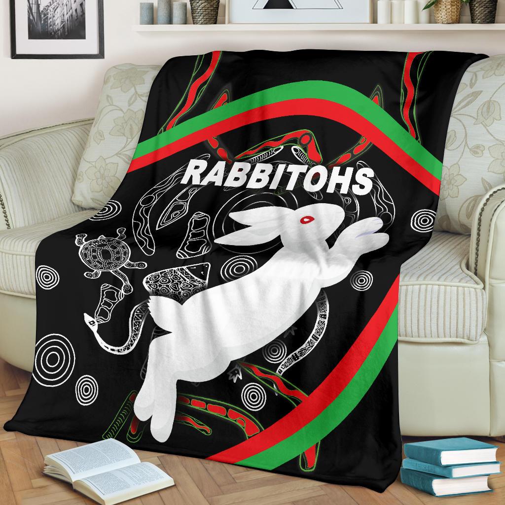 rabbitohs-premium-blanket-indigenous-mystery-vibes