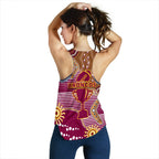 Broncos Super Women Racerback Tank Indigenous Brisbane - Vibe Hoodie