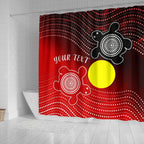 custom-aboriginal-shower-curtain-indigenous-circle-dot-painting-style