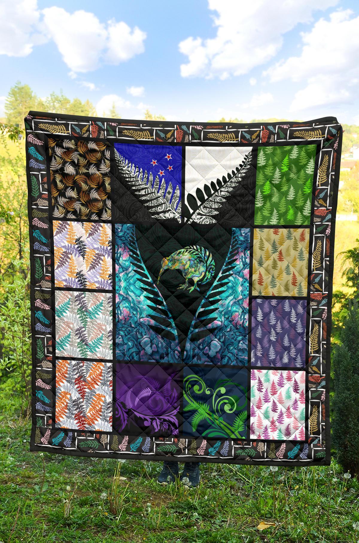 new-zealand-silver-fern-quilt-colorful