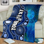 custom-text-aboriginal-premium-blanket-australia-indigenous-flag-circle-dot-painting-art-blue
