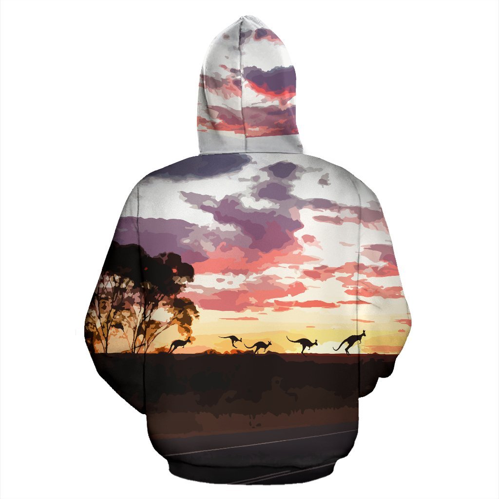 hoodie-koala-hoodie-kangaroo-sign-sunset-unisex