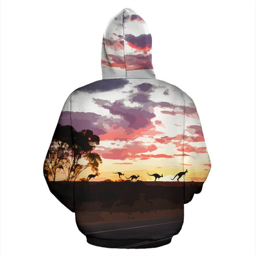 hoodie-koala-hoodie-kangaroo-sign-sunset-unisex