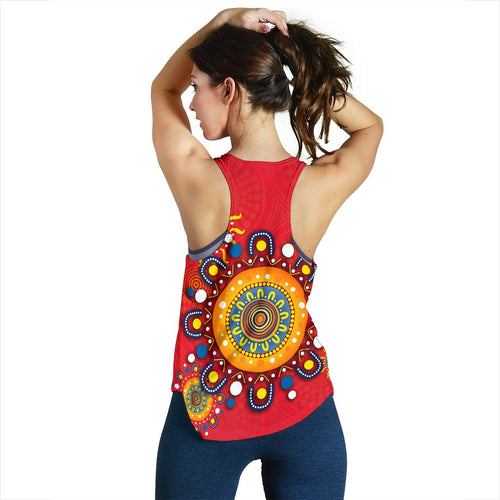 Gold Coast Women Racerback Tank Suns Indigenous - Vibe Hoodie