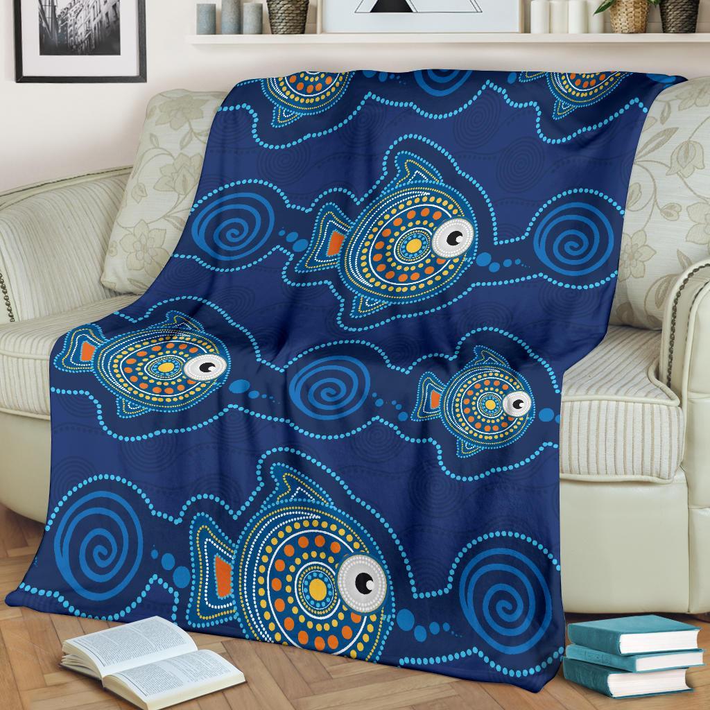 premium-blanket-indigenous-turtle-patterns