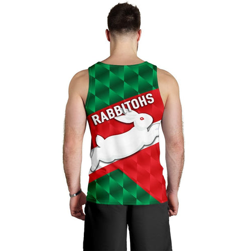 rabbitohs-men-tank-top-sporty-style