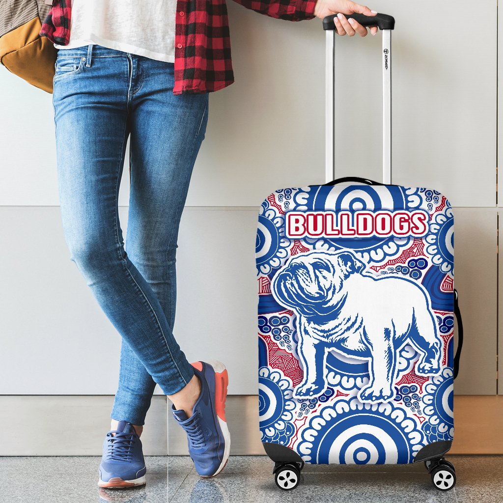 western-luggage-covers-bulldogs-simple-indigenous