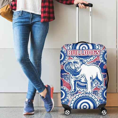 western-luggage-covers-bulldogs-simple-indigenous