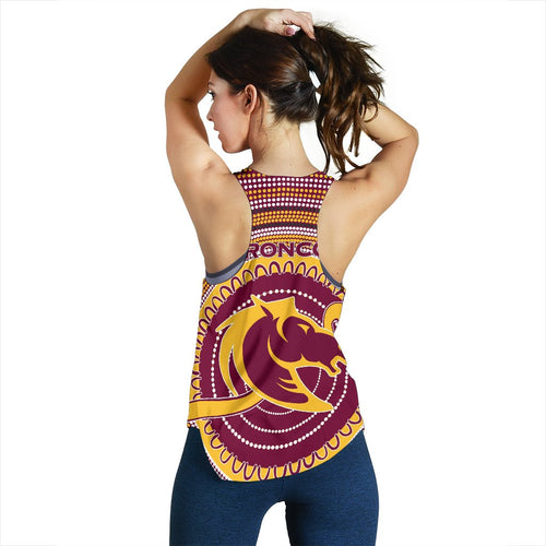Brisbane Racerback Tank Broncos Aboriginal - Vibe Hoodie