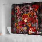 custom-aboriginal-shower-curtain-indigenous-fish-hand-art