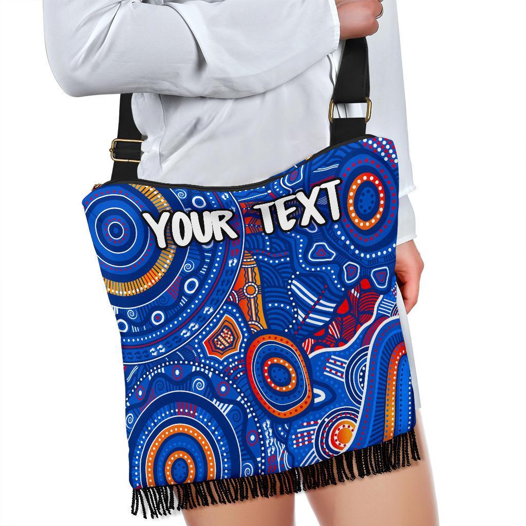custom-text-aboriginal-crossbody-boho-handbags-indigenous-footprint-patterns-blue-color
