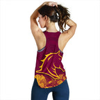 Brisbane Women Racerback Tank Broncos Indigenous - Vibe Hoodie