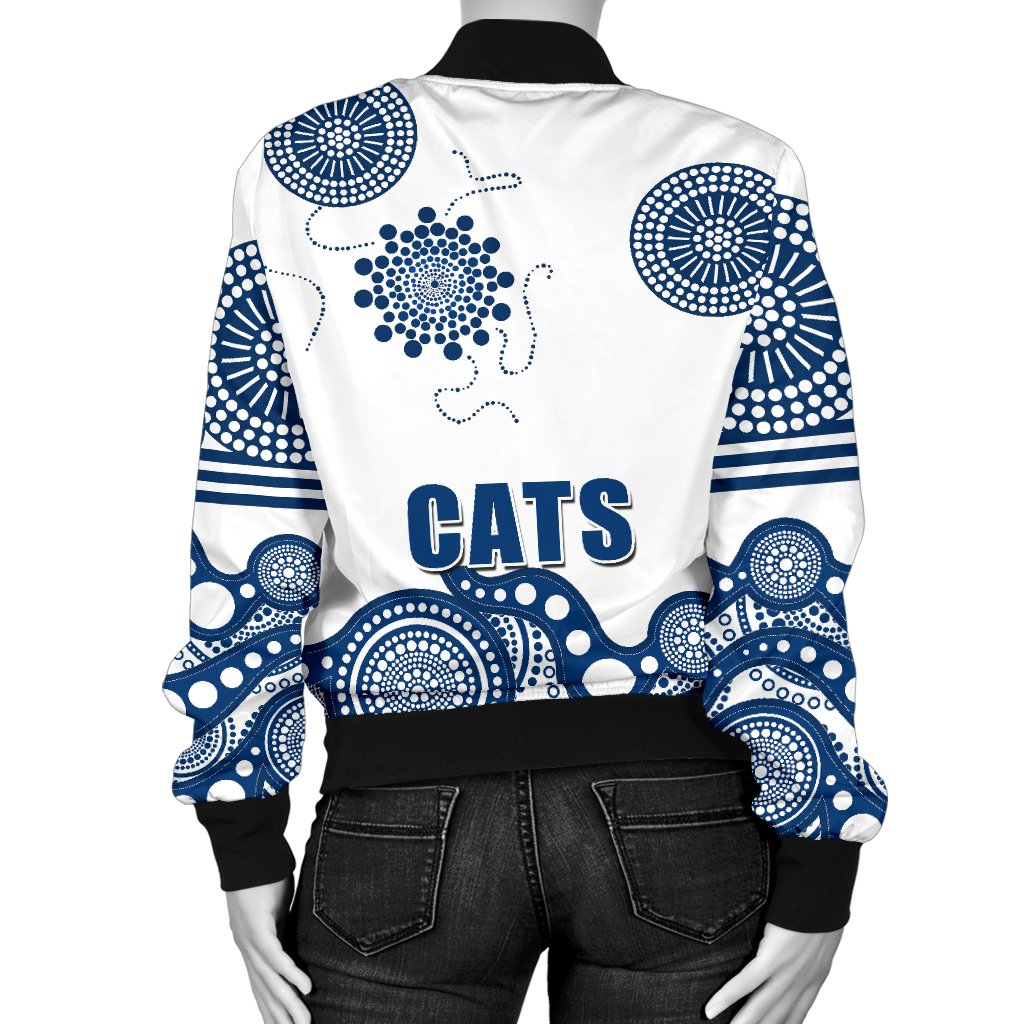 cats-women-bomber-jacket-geelong-indigenous