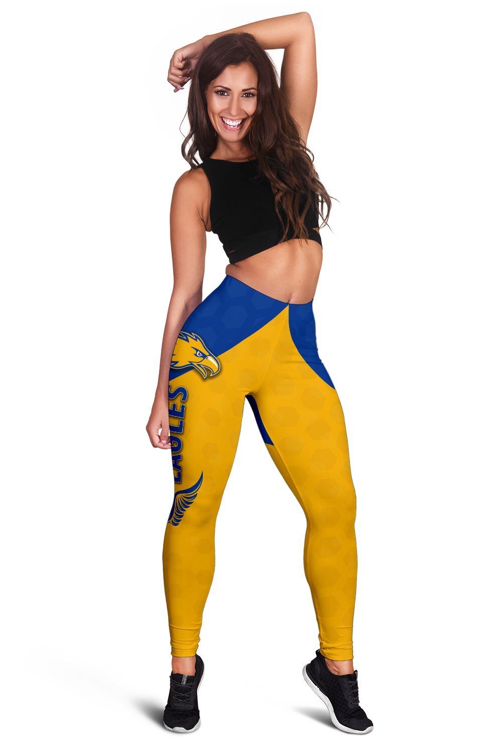 combo-racerback-tank-and-legging-eagles-west-coast-gold