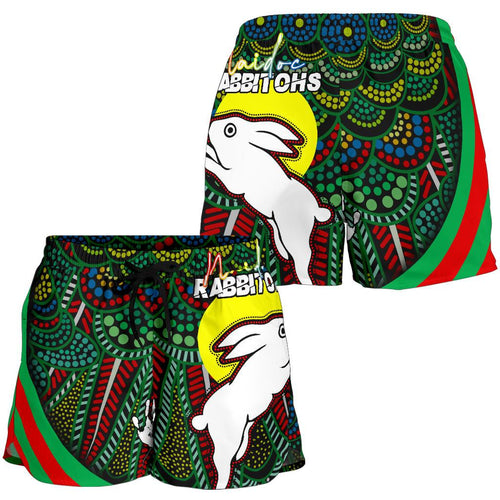 Rabbitohs Naidoc Week All Over Print Women's Shorts Indigenous Version Special - Vibe Hoodie