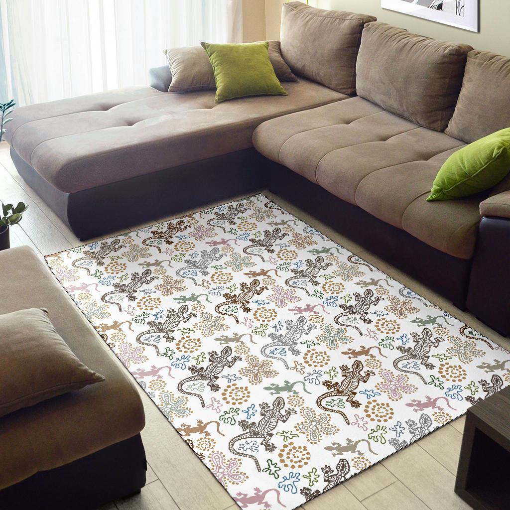 area-rug-aboriginal-dot-painting-rug-lizard