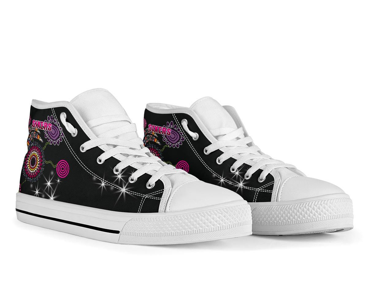 sydney-high-top-shoe-sixers-indigenous-black