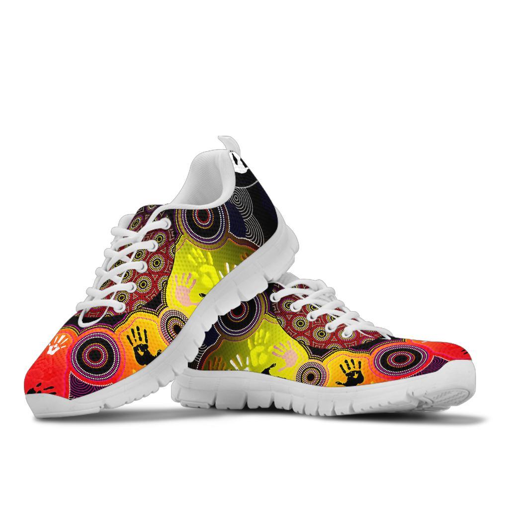 aboriginal-sneakers-indigenous-circle-dot-painting-hand-art