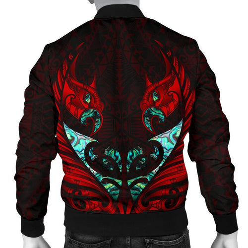 new-zealand-bomber-jacket-for-men-manaia-paua-fern-wing-red