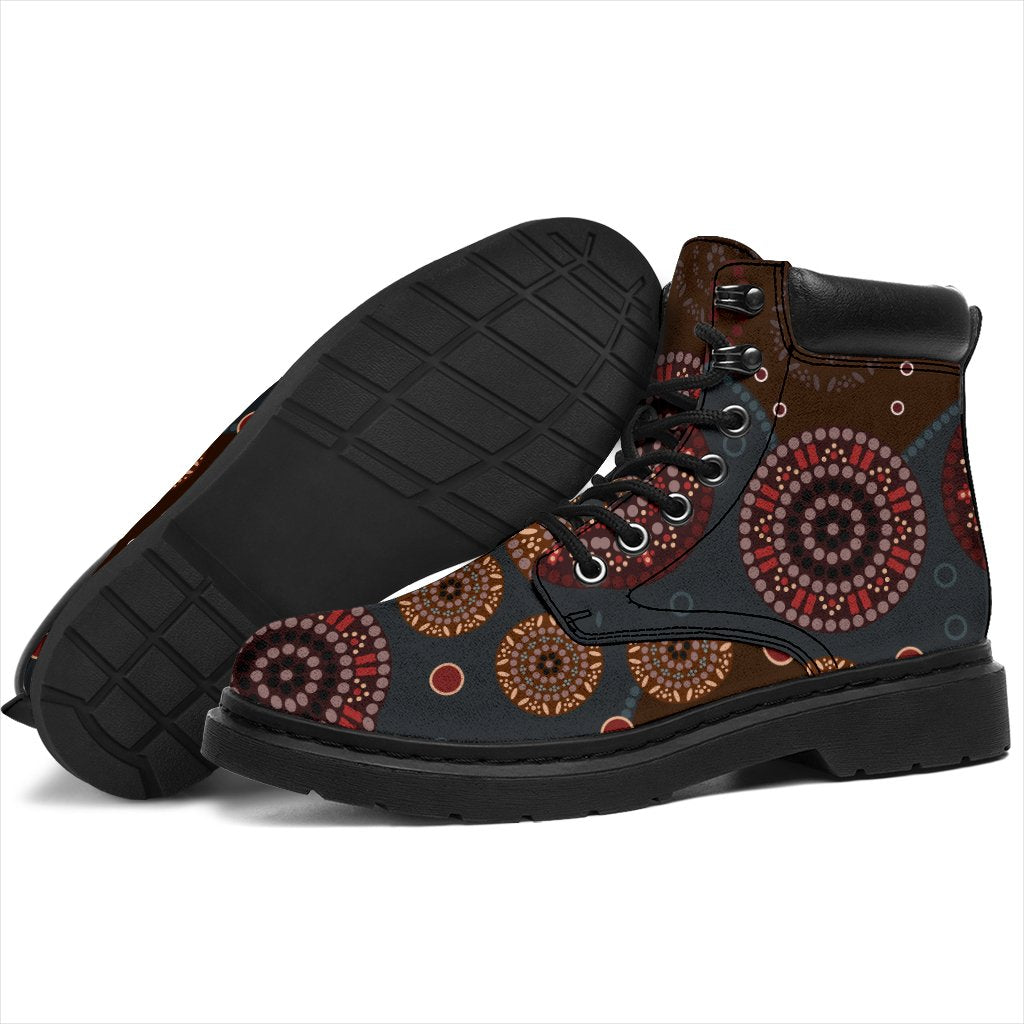 aboriginal-boots-circle-dot-painting-all-season-ver02a