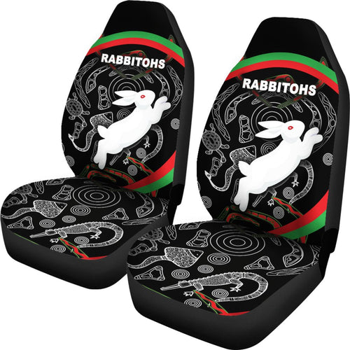 rabbitohs-car-seat-covers-indigenous-mystery-vibes