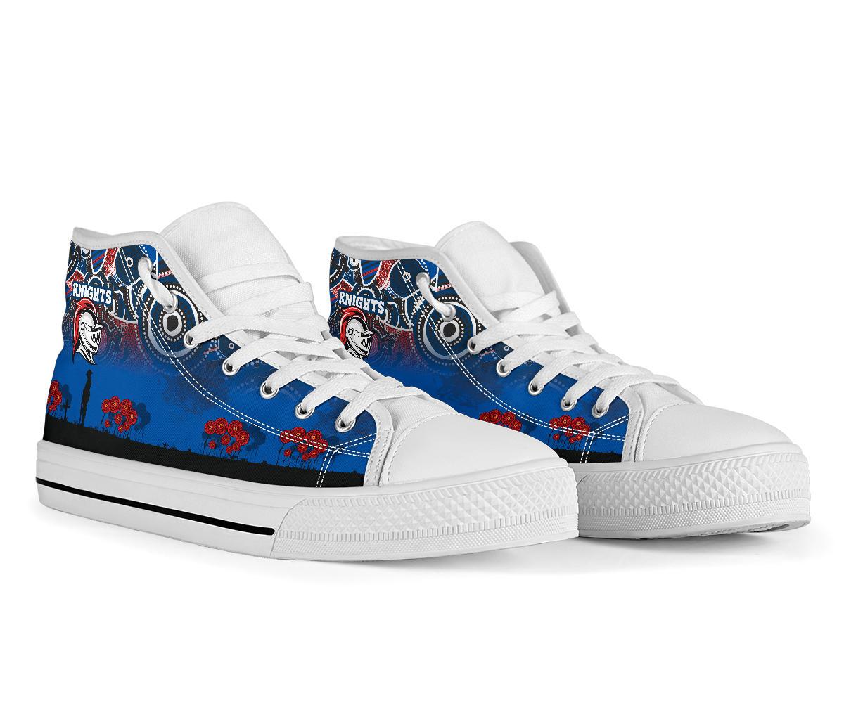 knights-high-top-shoe-newcastle-anzac-day-aboriginal