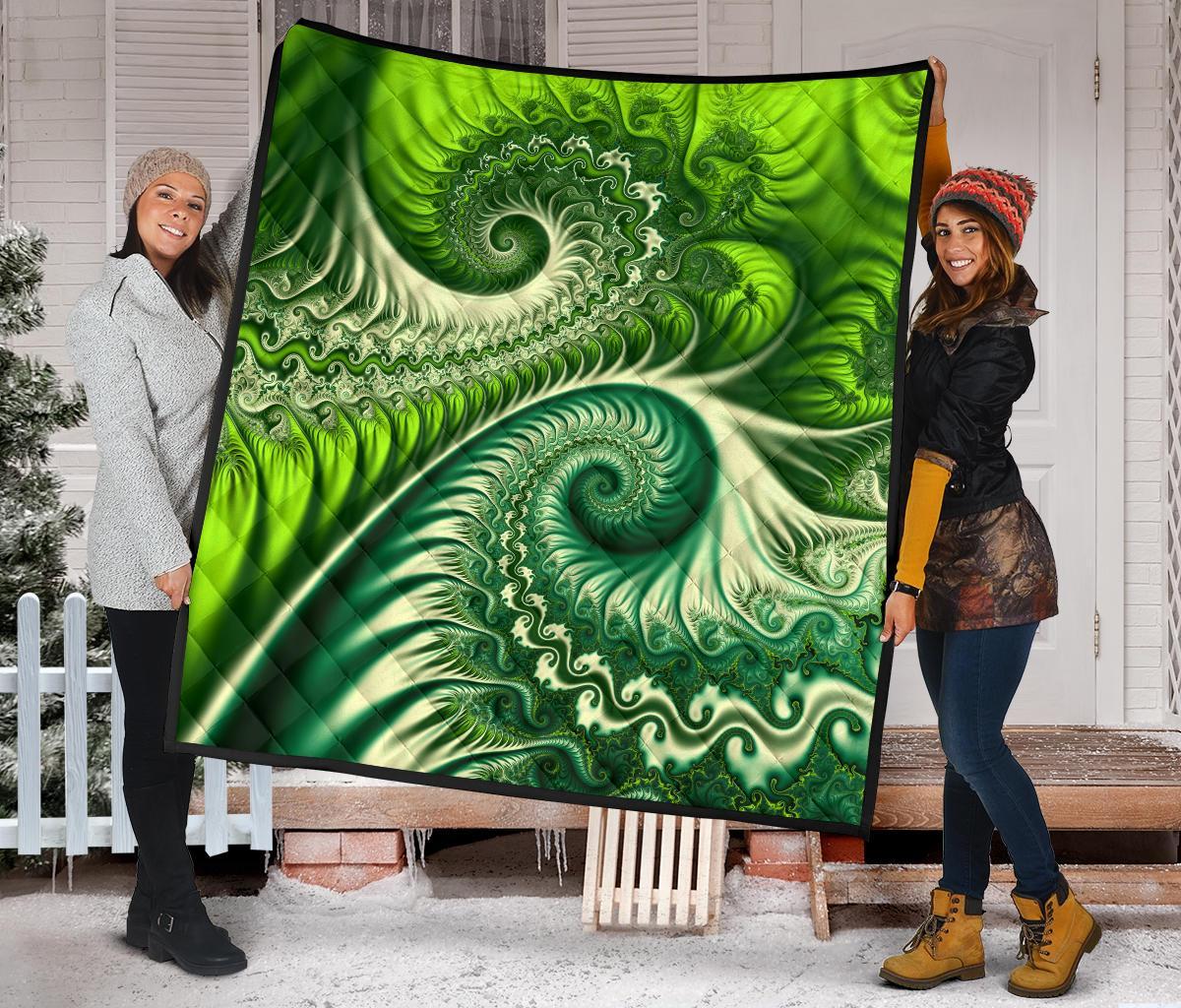 new-zealand-premium-quilt-koru-fern-abstract-style