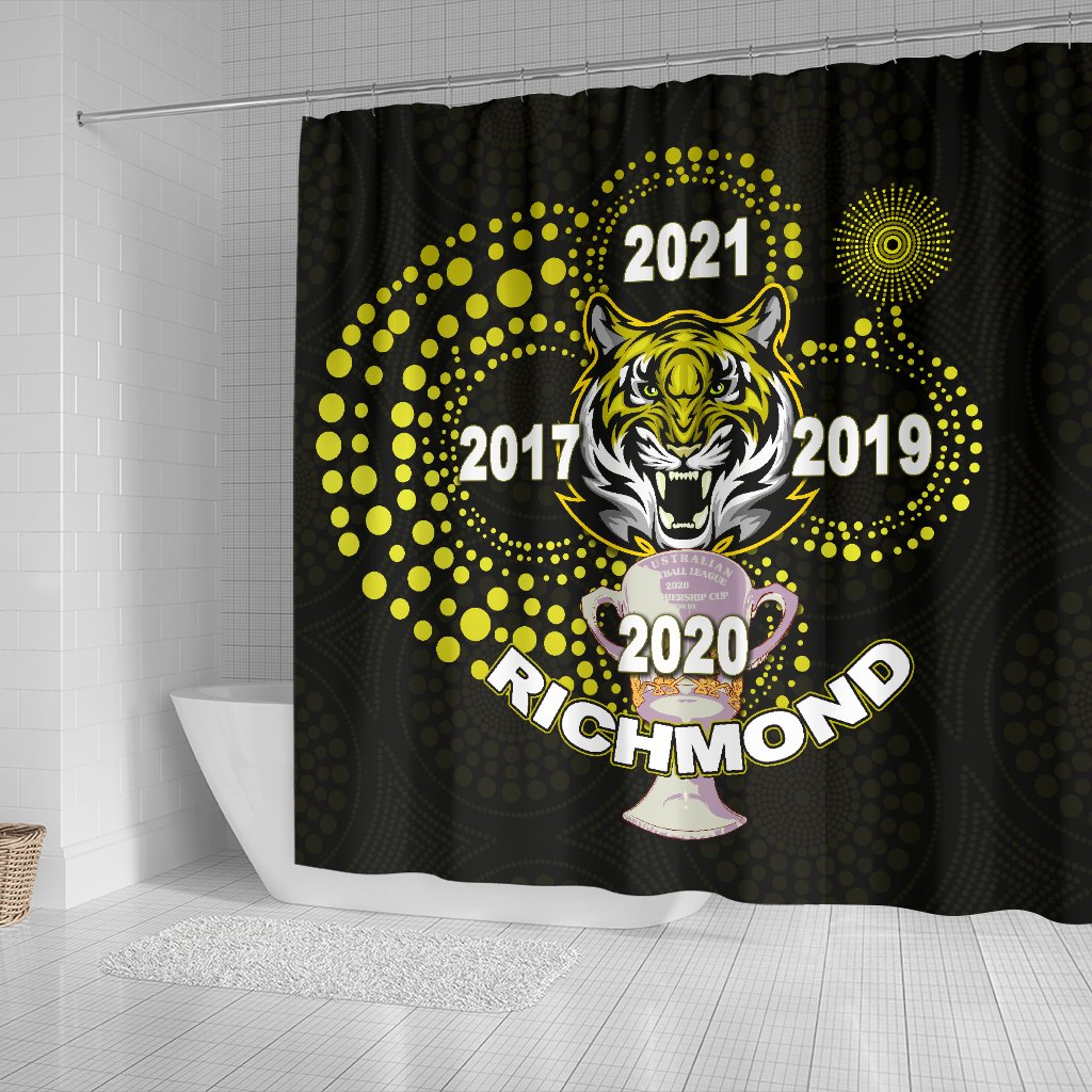 richmond-premier-shower-curtain-legendary-tigers-indigenous
