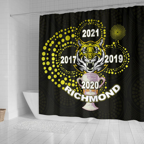 richmond-premier-shower-curtain-legendary-tigers-indigenous