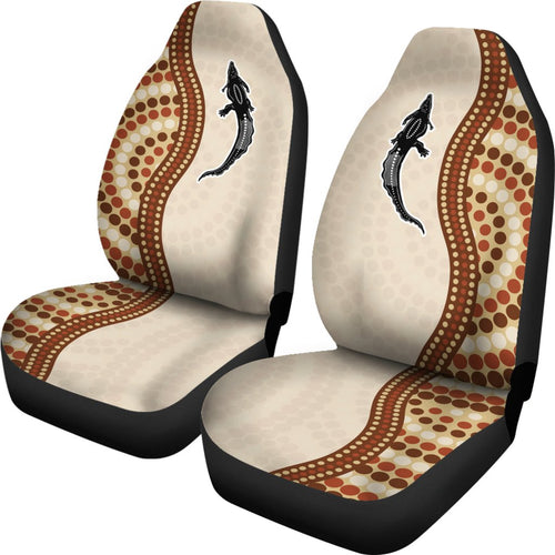 aboriginal-car-seat-cover-dot-painting-crocodile