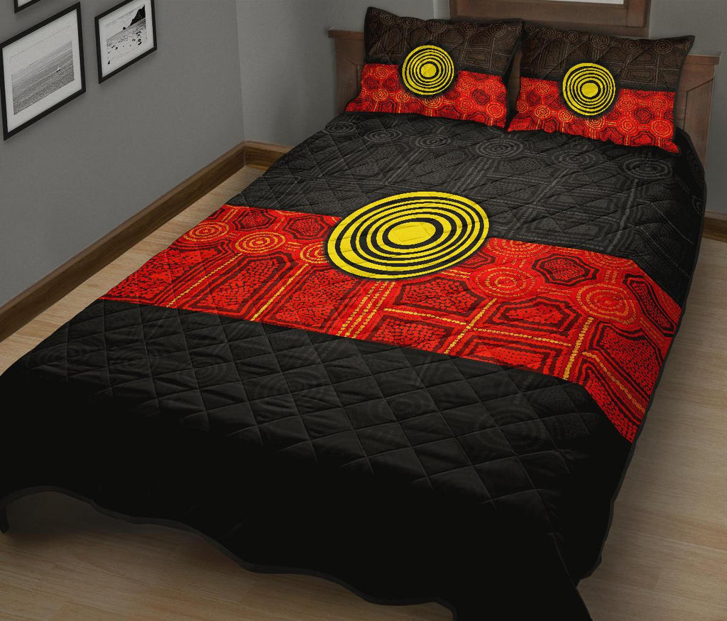 aboriginal-quilt-bed-set-aussie-indigenous-flag