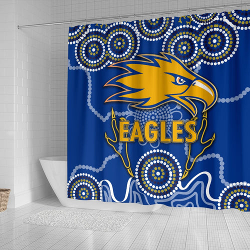 eagles-indigenous-shower-curtain-west-coast
